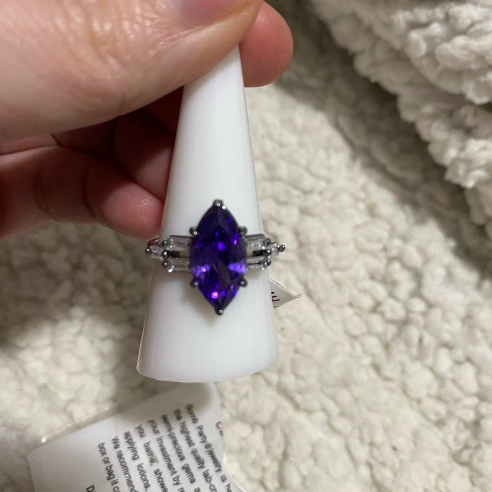 Purple Marquise Crystal Ring - Women's BP
